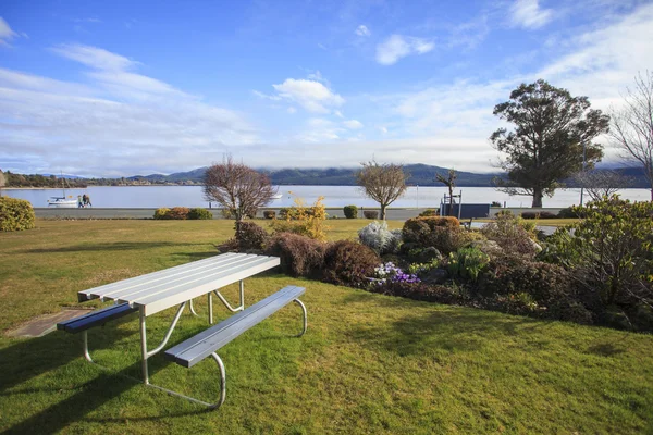 Wunderschöne Landschaft des See te anau Neuseeland — Stockfoto