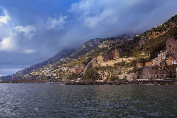 Costa amalfitana sud Italia — Foto Stock