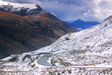 taç aralığı yol wanaka queenstown Yeni Zelanda