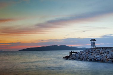 khao laem ya Milli Parkı: rayong gökyüzü güneş doğuyor Doğu Tayland
