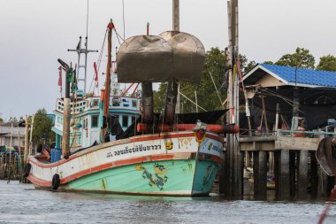 Hamburg Tayland - 14 Şubat: Tay Balıkçılık Tekne tarzında