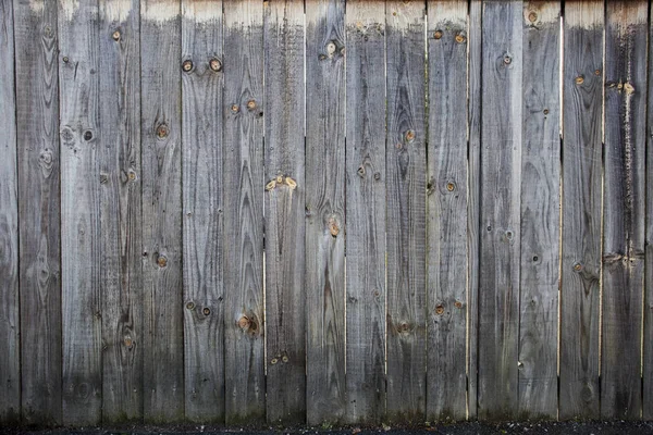 Path of wood fence home exterior — Stock Photo, Image