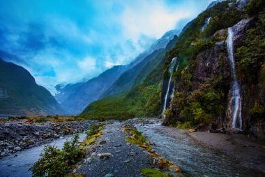 franz josef glacier d seyahat en popüler ve güzel doğal manzaralı