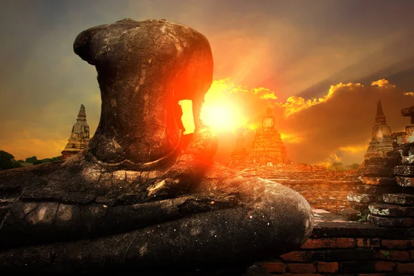 Wat Chaiwatthanaram ayutthaya Património Mundial da UNESCO tailandês — Fotografia de Stock