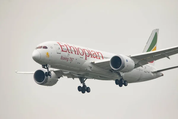 Bangkok Tayland - Sep22, 2017: boeing 787 dreamliner, ethiopi — Stok fotoğraf