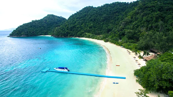 High angle view of nyang oo phee island sea beach most popular t — Stock Photo, Image