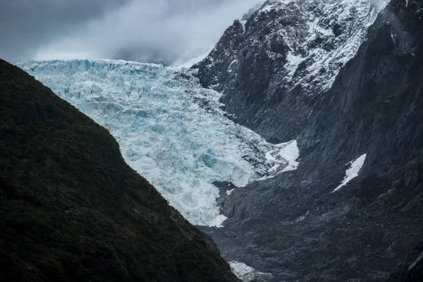 Franz josef glaciar parque nacional no sudeste da Nova Zelândia — Fotografia de Stock