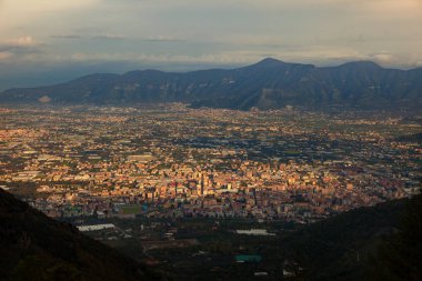 Pompei ve vesuvious volkan Güney İtalya