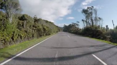 otoyol bruce bay beach west coast Güney arazi Yeni Zelanda en popüler seyahat rota