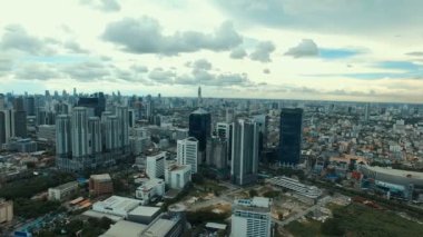 Bangkok Tayland ve başkentindeki gökdelen manzarası