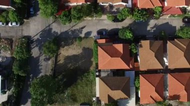 Tayland ev köyünün havadan görünümü kullanın emlak geliştirme ve Emlak Gayrimenkul iş için