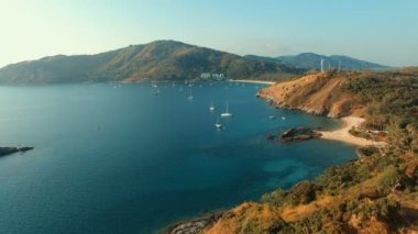 leam phomthep Phuket Tayland Güney havadan görünümü