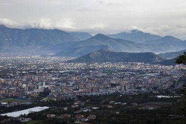 Pompei ve vesuvious volkan Güney İtalya