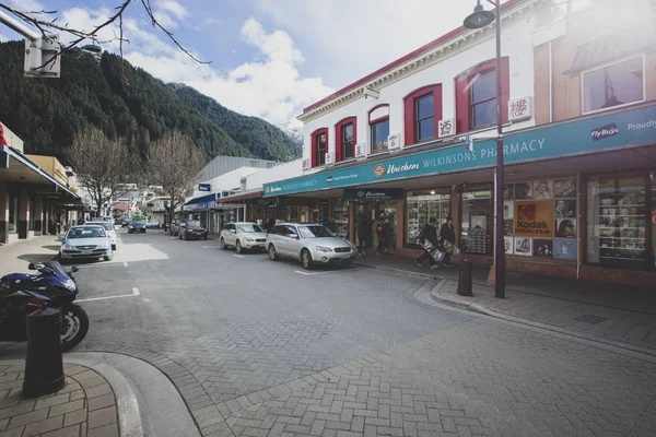 皇后镇新西兰-9月 62015: 皇后镇街景 — 图库照片