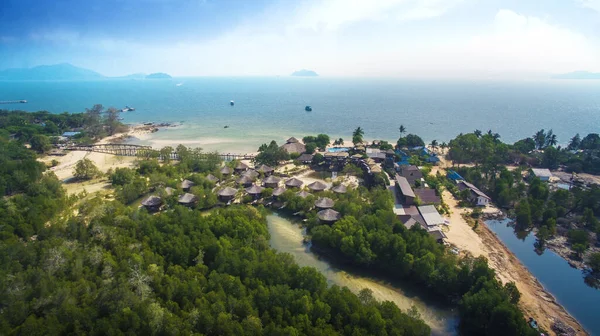 Payam Adası Tayland Güneyindeki Deniz Manzarası — Stok fotoğraf