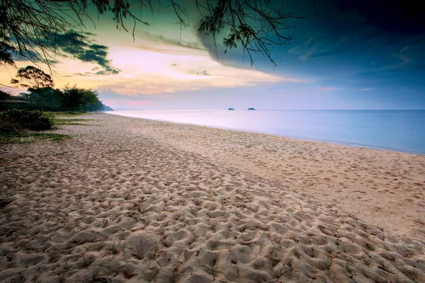 Schöner Meerstrand Rayong Östlich Von Thailand — Stockfoto