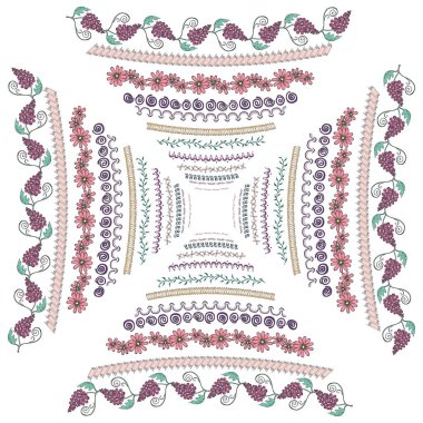 Kare Şekilli Renkli Çerçeve ile Ayarla