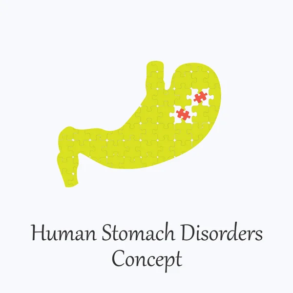 人的胃充满了排便模式 — 图库矢量图片
