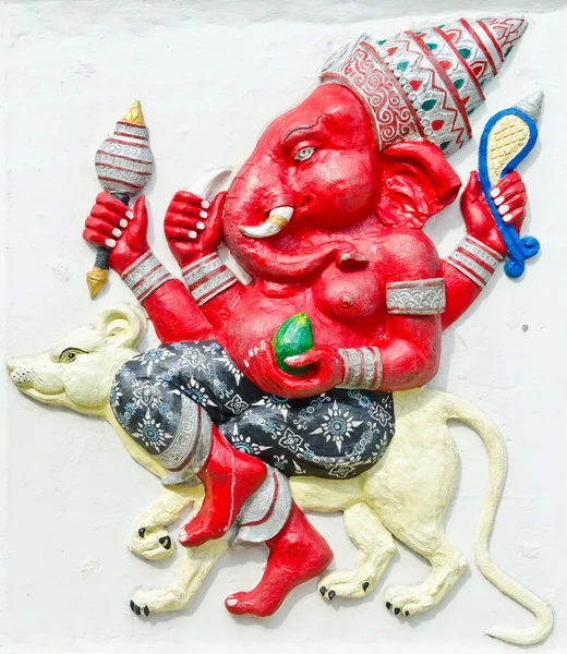 God of success 24 of 32 posture. Indian or Hindu God Ganesha ava — Stock Photo, Image