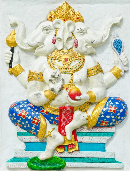 God of success 28 of 32 posture. Indian or Hindu God Ganesha ava — Stock Photo, Image