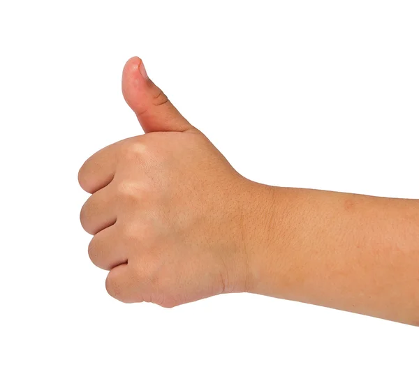 Children hand making sign — Stock Photo, Image