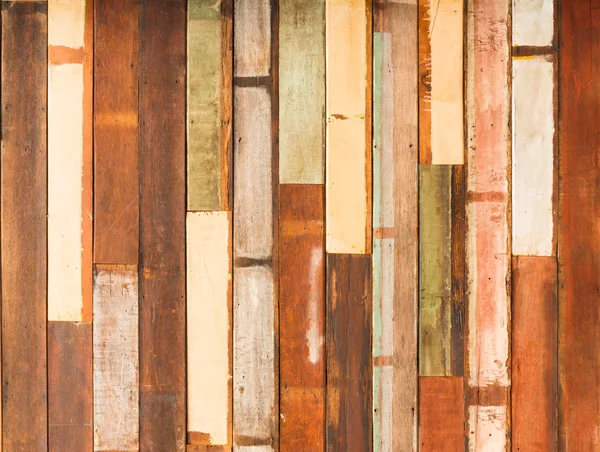 Texture of decorative old wood wall stripe — Stock Photo, Image