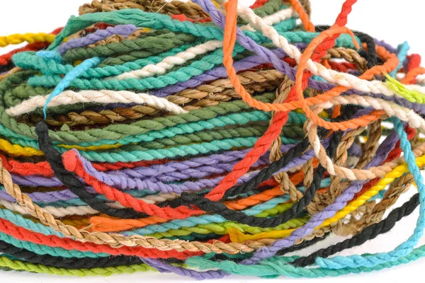 Barevné lano z moruše papíru — Stock fotografie