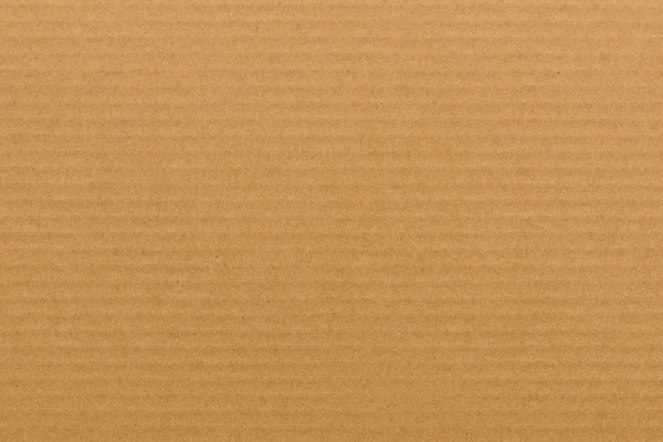 Surface de carton ondulé en papier brun — Photo