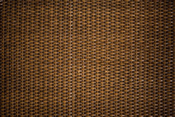 Fondo y textura del patrón de tejido artesanal marrón — Foto de Stock