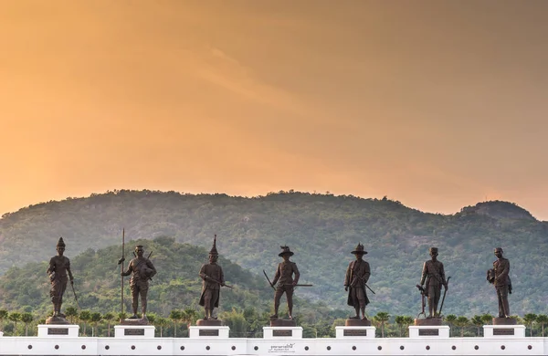 Rajabhakti Park en el fondo de la montaña en Huahin, Tailandia — Foto de Stock