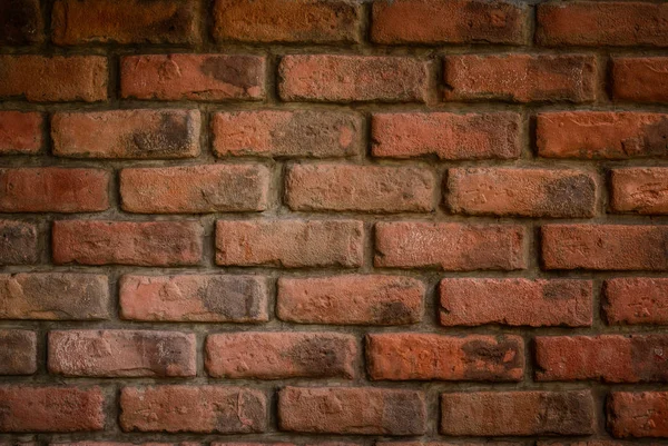 Textura do padrão de parede de tijolo vermelho decorativo — Fotografia de Stock