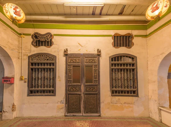 Old town 100 year ago, architectural style Sino Portuguese at Ph — Stock Photo, Image