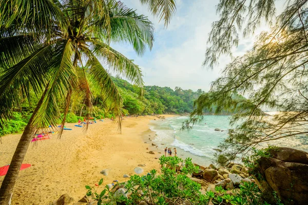 Krajobraz z punktu widzenia Phuket plaży Banana, Prowincja Phuket, — Zdjęcie stockowe