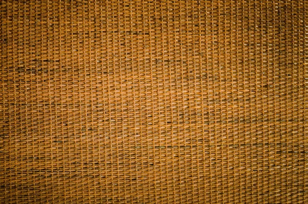 Handwerk weven textuur rieten oppervlak — Stockfoto