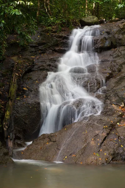 Beautiful of Kathu Waterfall at Phuket province Thailand. — Stock Photo, Image