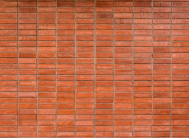 Dekoratif eski kırmızı tuğla duvar yüzeyi dokusuna