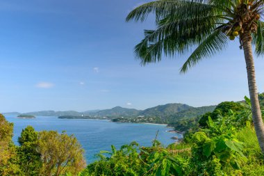 Kata Beach Phuket View Point, Karon Beach ve peyzaj ve 