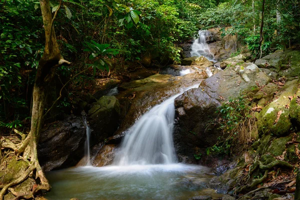 Beautiful of Kathu Waterfall at Phuket province Thailand. — Stock Photo, Image