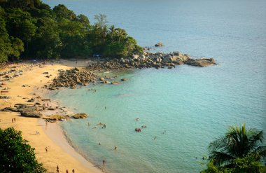 Leam şarkı Beach Phuket View Point peyzaj 
