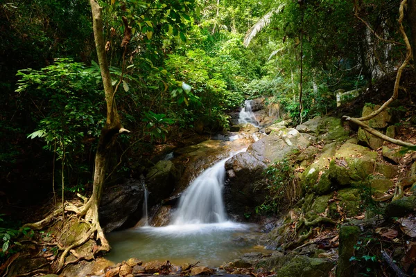 Beautiful of Kathu Waterfall at Phuket province Thailand. — Stock Photo, Image