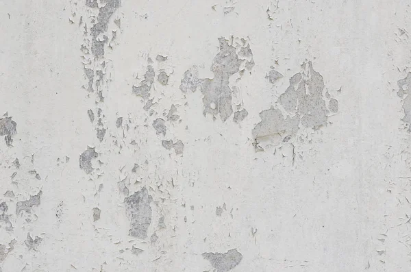 Vit vit bakgrund och konsistens av peeling färg på gips w — Stockfoto