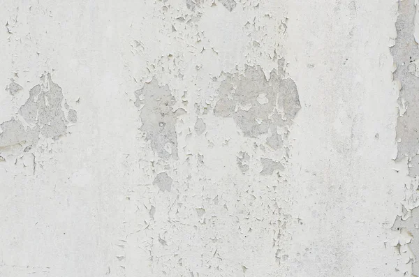 白い白い背景、テクスチャのペイントを剥離の漆喰 w — ストック写真