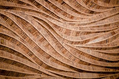 kahverengi el sanatları doğa arka plan doku bambu surfa örgü