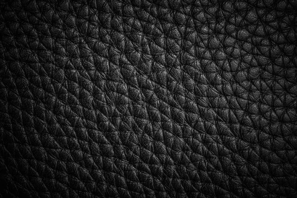 Tło i tekstura prawdziwe czarne skórzane arkusza — Zdjęcie stockowe