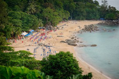 Leam şarkı Beach Phuket View Point peyzaj 