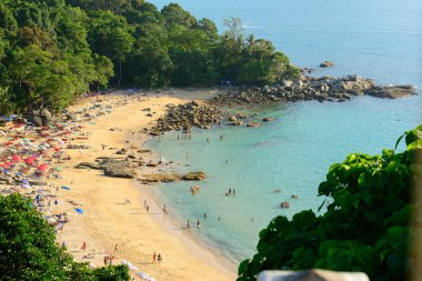 Leam şarkı Beach Phuket View Point peyzaj 