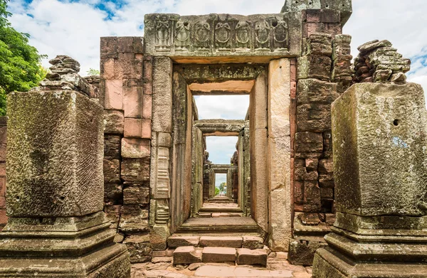 Άποψη Του Κάστρου Phimai Ιστορικό Prasat Hin Επαρχία Της Nakhon — Φωτογραφία Αρχείου