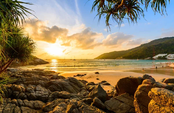 Krajobraz Phuket View Point Nai Harn Beach Położony Prowincji Phuket — Zdjęcie stockowe