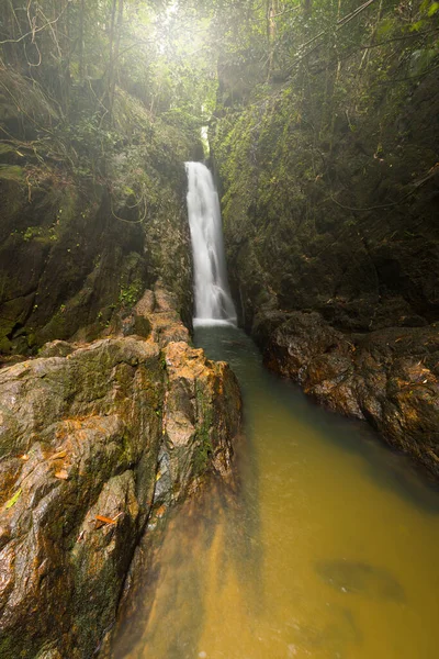 Beautiful Nature Bangpae Waterfall Phuket Province Thailand — Stock Photo, Image