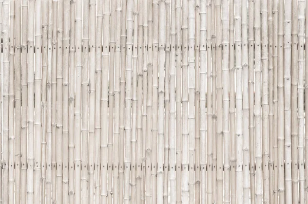 Close Decorative Old Bamboo Wood Fence Wall Background — Stock Photo, Image